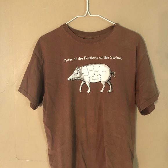 Vintage Pig T Shirt - Picture 2 of 3